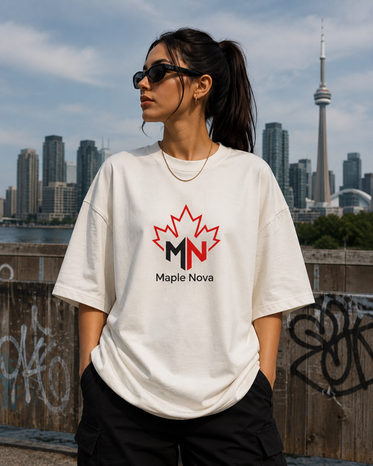 Women's Oversized Tee – Off White